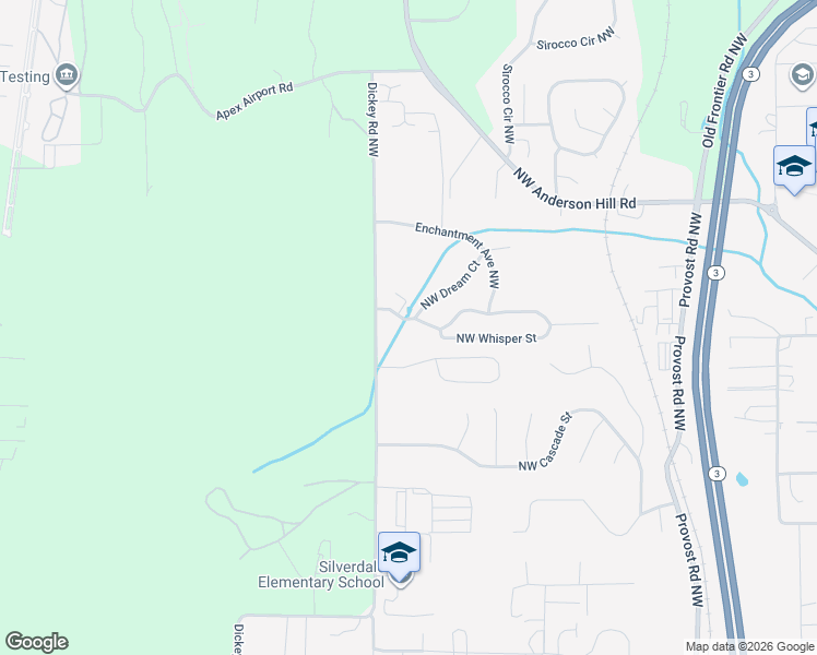 map of restaurants, bars, coffee shops, grocery stores, and more near 5181 Northwest Discovery Ridge Court in Silverdale