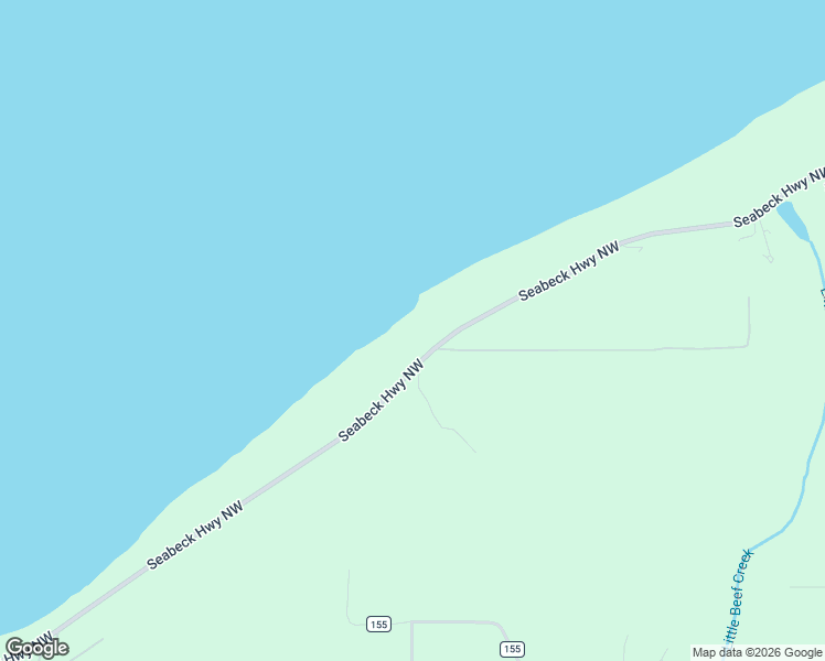 map of restaurants, bars, coffee shops, grocery stores, and more near 12522 Seabeck Highway Northwest in Seabeck