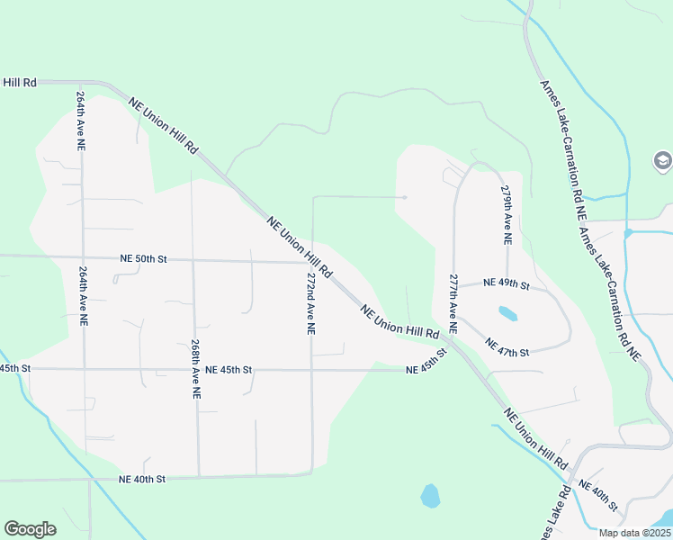 map of restaurants, bars, coffee shops, grocery stores, and more near 4824 272nd Avenue Northeast in Redmond
