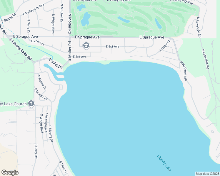 map of restaurants, bars, coffee shops, grocery stores, and more near in Liberty Lake