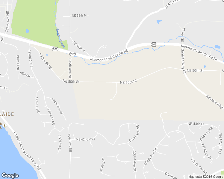 map of restaurants, bars, coffee shops, grocery stores, and more near 20015 Northeast 50th Street in Redmond