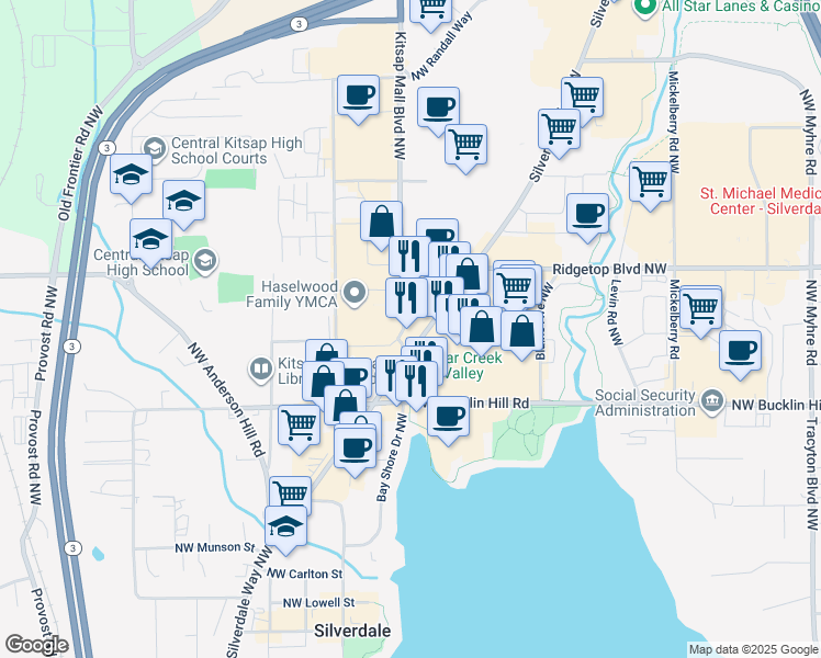 Silverdale Mall Stores