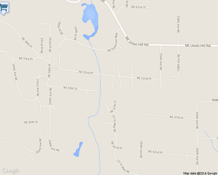 map of restaurants, bars, coffee shops, grocery stores, and more near 25025 Northeast 52nd Place in Redmond