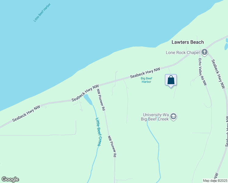 map of restaurants, bars, coffee shops, grocery stores, and more near 11195 Seabeck Highway Northwest in Seabeck