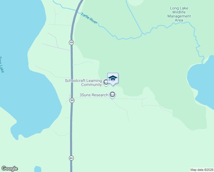 map of restaurants, bars, coffee shops, grocery stores, and more near 8875-9299 Deer Lake School Road in Bemidji