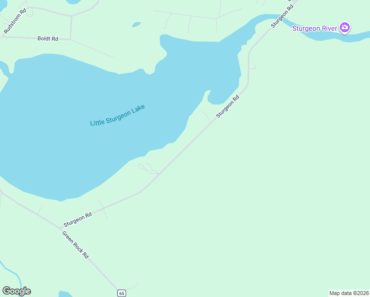 map of restaurants, bars, coffee shops, grocery stores, and more near 12971 Sturgeon Road in Side Lake