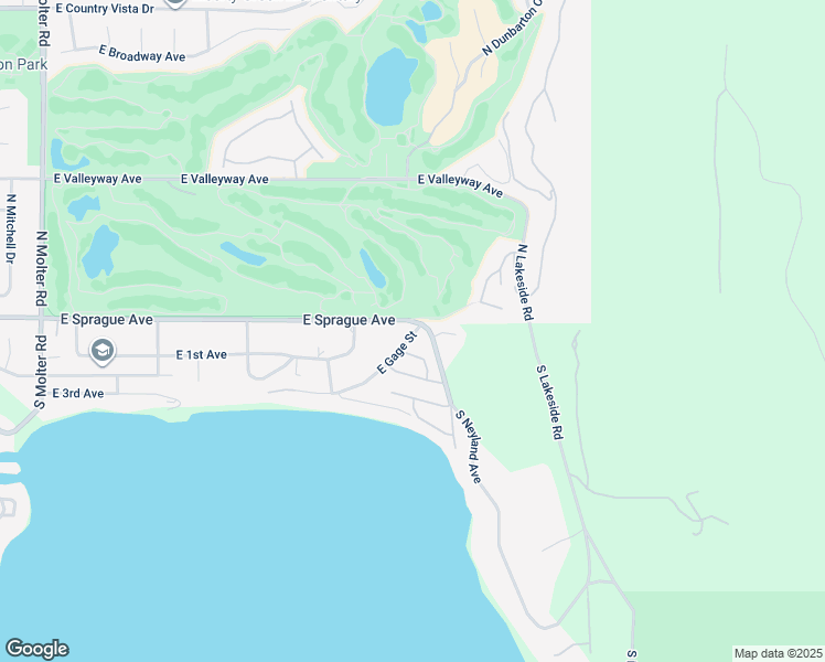 map of restaurants, bars, coffee shops, grocery stores, and more near 24517 East Gage Street in Liberty Lake