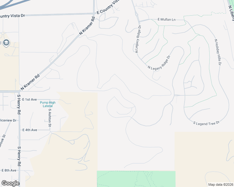 map of restaurants, bars, coffee shops, grocery stores, and more near 21349 East Chimney Lane in Liberty Lake