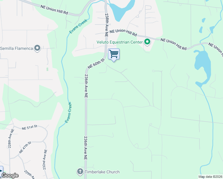 map of restaurants, bars, coffee shops, grocery stores, and more near 5436 239th Place Northeast in Redmond