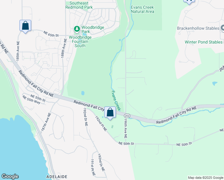 map of restaurants, bars, coffee shops, grocery stores, and more near 5701 196th Avenue Northeast in Redmond