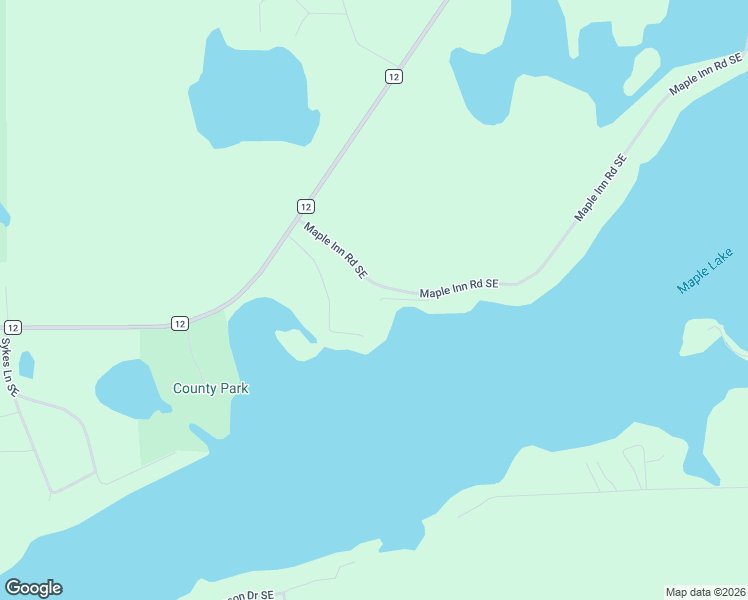 map of restaurants, bars, coffee shops, grocery stores, and more near 14133 Maple Inn Road Southeast in Mentor