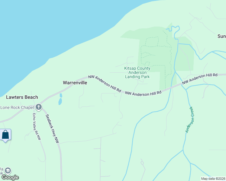 map of restaurants, bars, coffee shops, grocery stores, and more near 8561 Foxhall Lane Northwest in Silverdale