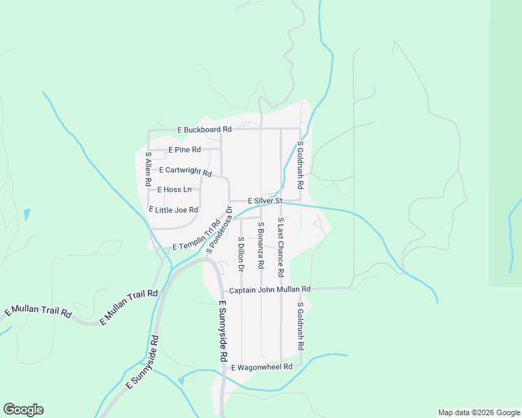 map of restaurants, bars, coffee shops, grocery stores, and more near 1313 South Bonanza Road in Coeur d'Alene