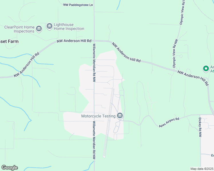 map of restaurants, bars, coffee shops, grocery stores, and more near 10610 Northwest Contact Court in Silverdale