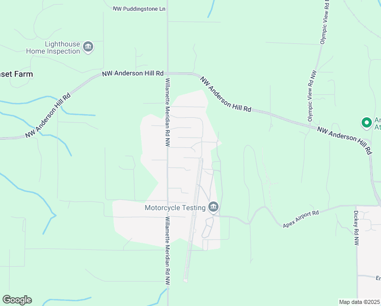 map of restaurants, bars, coffee shops, grocery stores, and more near 10610 Northwest Contact Court in Silverdale