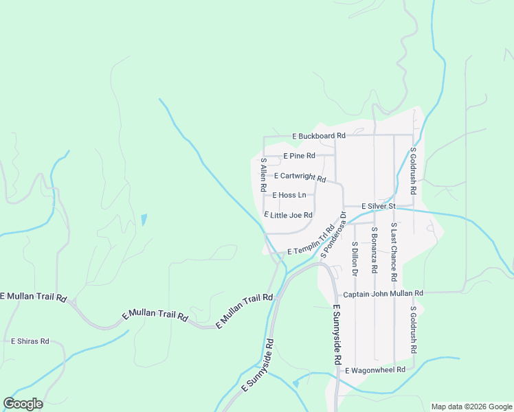 map of restaurants, bars, coffee shops, grocery stores, and more near 1133 South Allen Road in Coeur d'Alene