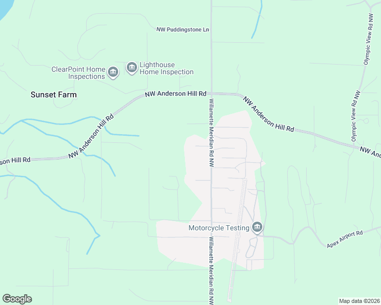 map of restaurants, bars, coffee shops, grocery stores, and more near 6441 Goldfern Court Northwest in Silverdale