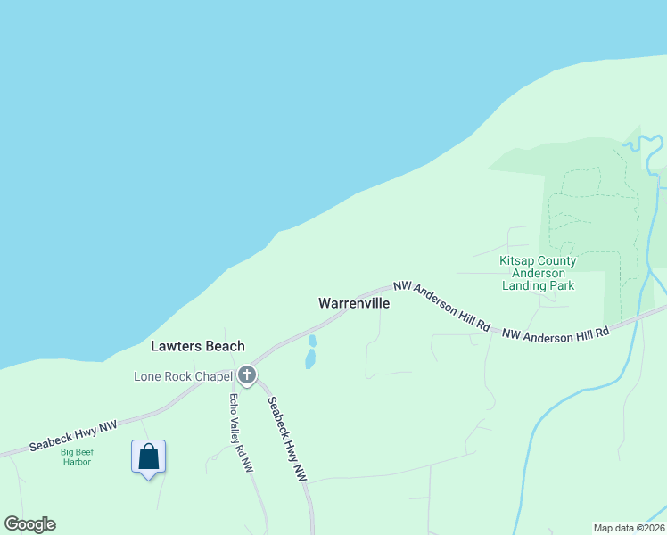 map of restaurants, bars, coffee shops, grocery stores, and more near 9042 Northwest Anderson Hill Road in Silverdale