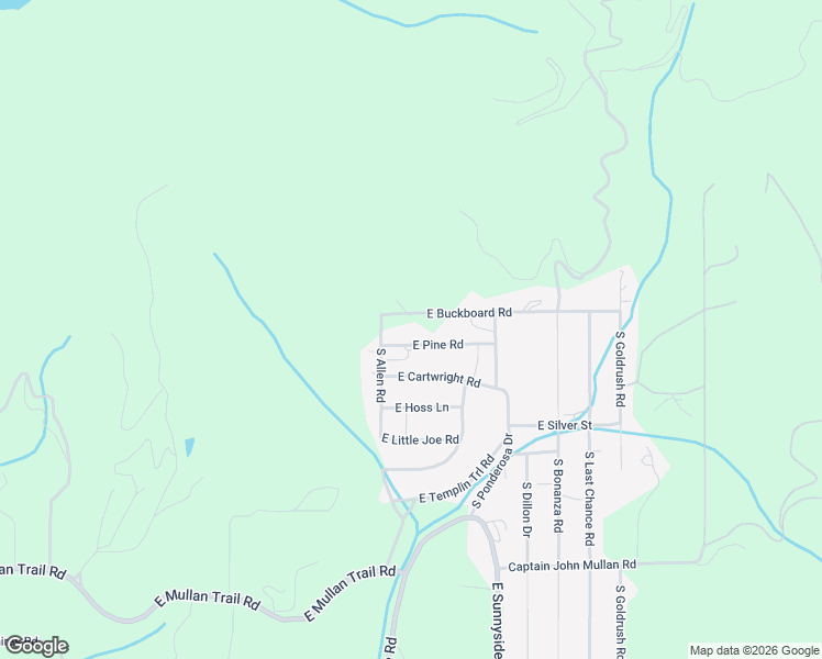 map of restaurants, bars, coffee shops, grocery stores, and more near 6532 East Pine Road in Coeur d'Alene