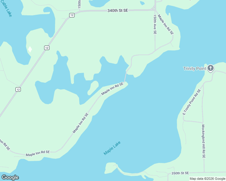 map of restaurants, bars, coffee shops, grocery stores, and more near 14565 Maple Inn Road Southeast in Mentor