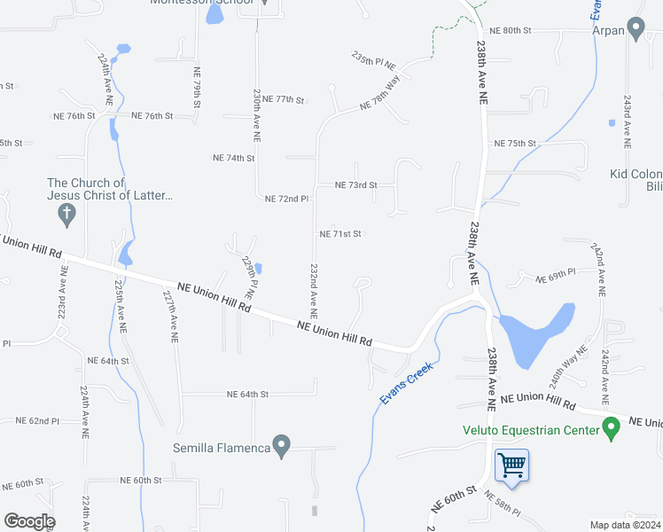 map of restaurants, bars, coffee shops, grocery stores, and more near 6922 232nd Avenue Northeast in Redmond