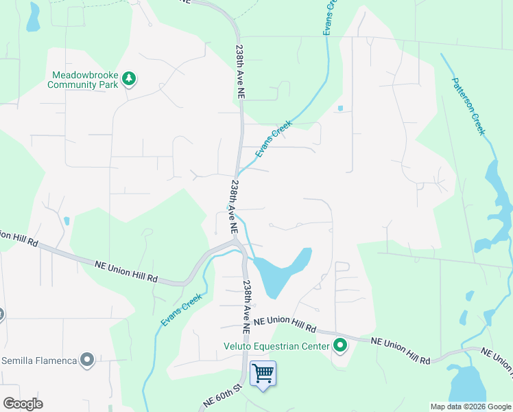 map of restaurants, bars, coffee shops, grocery stores, and more near 7016 238th Avenue Northeast in Redmond