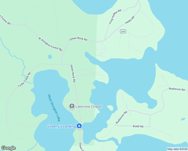 map of restaurants, bars, coffee shops, grocery stores, and more near 13132 Evergreen Drive in Side Lake