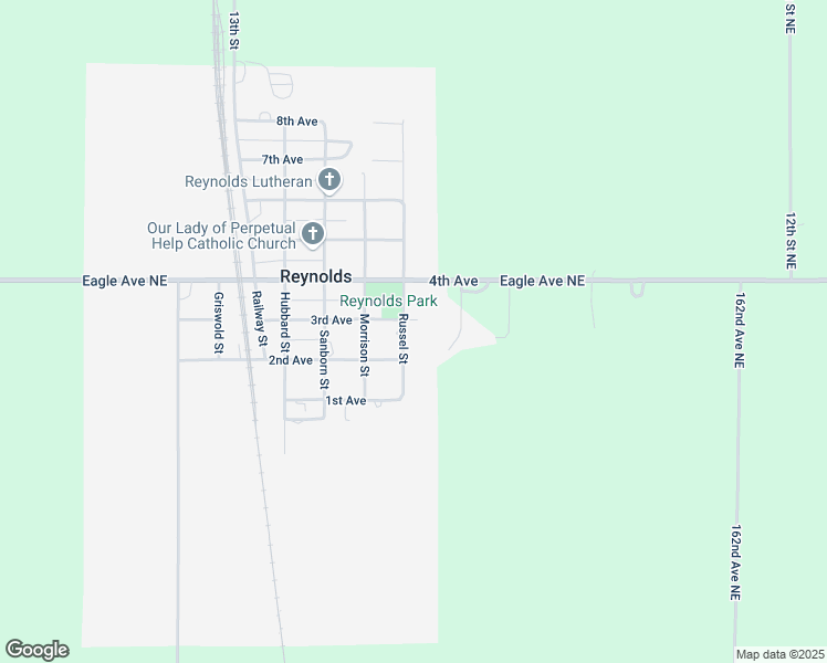 map of restaurants, bars, coffee shops, grocery stores, and more near 699 3rd Avenue in Reynolds