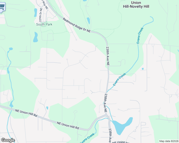 map of restaurants, bars, coffee shops, grocery stores, and more near 7705 234th Place Northeast in Redmond