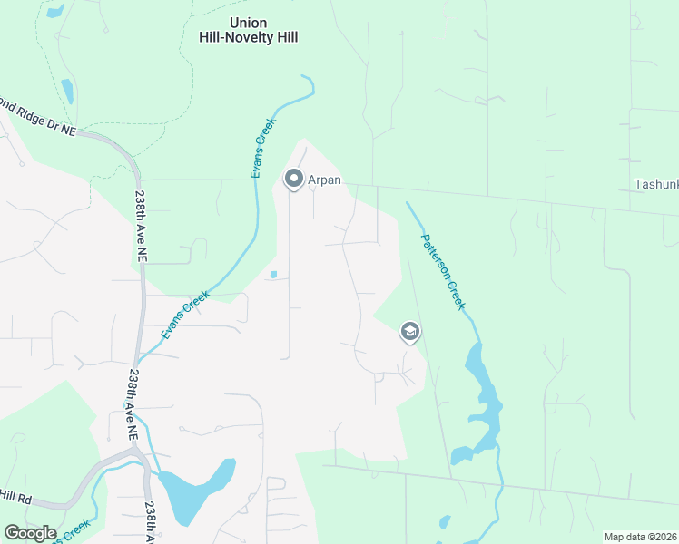 map of restaurants, bars, coffee shops, grocery stores, and more near 7507 245th Way Northeast in Redmond