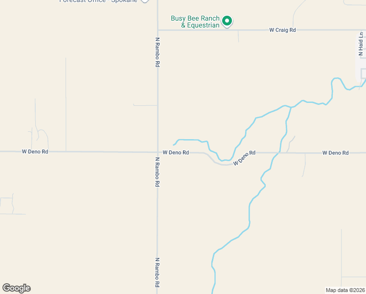 map of restaurants, bars, coffee shops, grocery stores, and more near 15404 West Deno Road in Spokane