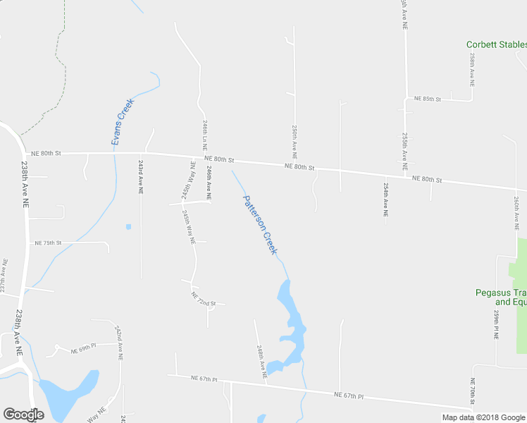 map of restaurants, bars, coffee shops, grocery stores, and more near 24827 Northeast 80th Street in Redmond