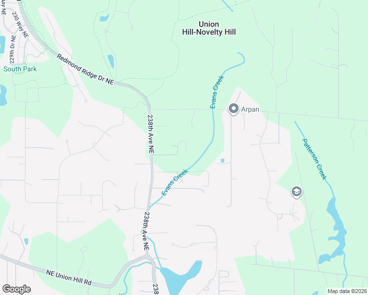 map of restaurants, bars, coffee shops, grocery stores, and more near 7614 238th Avenue Northeast in Redmond