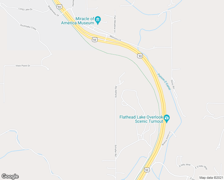 map of restaurants, bars, coffee shops, grocery stores, and more near 37031 Schaefer Road in Polson