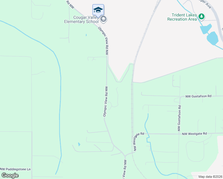 map of restaurants, bars, coffee shops, grocery stores, and more near 12621 Olympic View Road Northwest in Silverdale