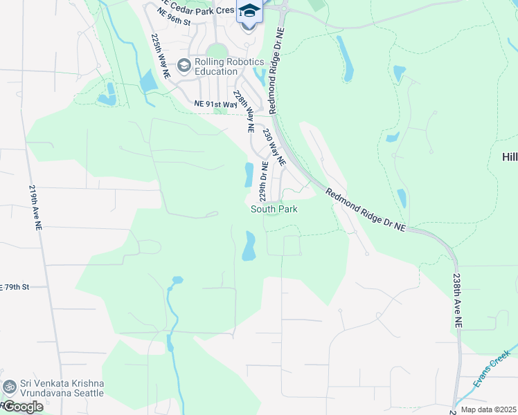 map of restaurants, bars, coffee shops, grocery stores, and more near 8323 229th Drive Northeast in Redmond