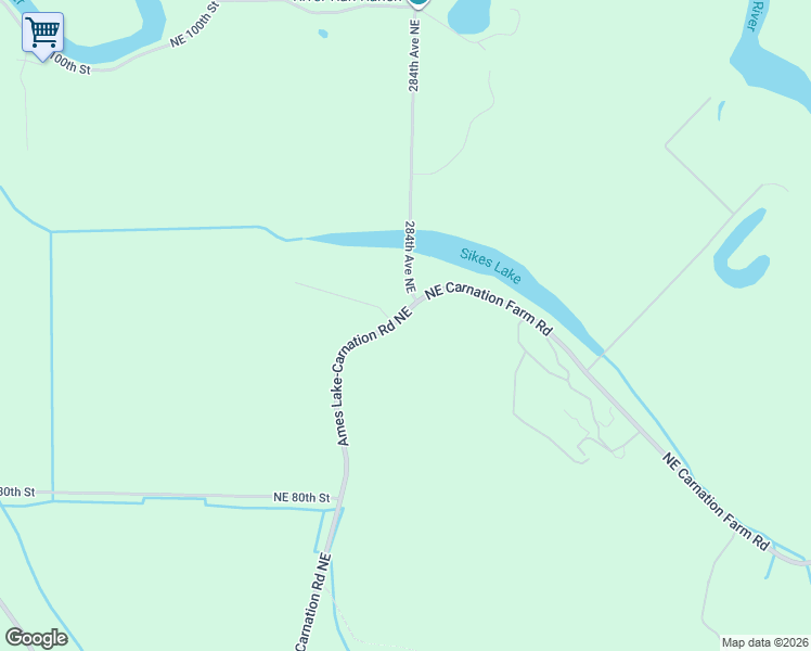 map of restaurants, bars, coffee shops, grocery stores, and more near 8666-8798 Ames Lake-Carnation Road Northeast in Carnation