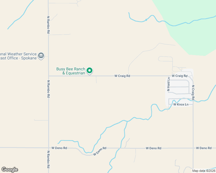 map of restaurants, bars, coffee shops, grocery stores, and more near 14910 West Craig Road in Spokane