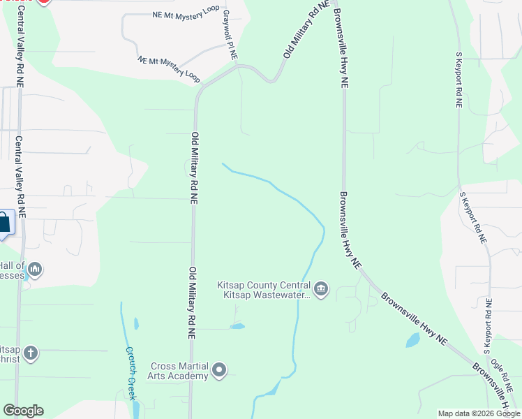 map of restaurants, bars, coffee shops, grocery stores, and more near 12738 Old Military Road Northeast in Poulsbo