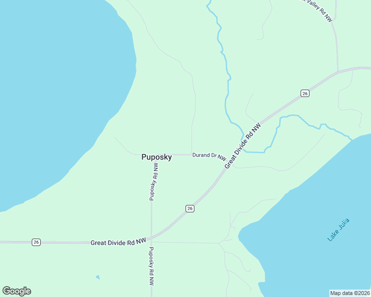 map of restaurants, bars, coffee shops, grocery stores, and more near 1142 Durand Drive Northwest in Puposky