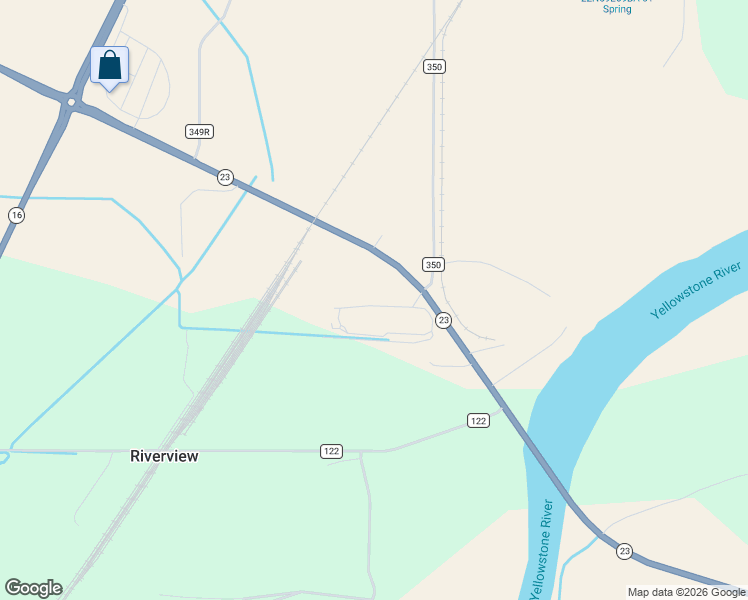 map of restaurants, bars, coffee shops, grocery stores, and more near 34991 County Road 122 East in Sidney