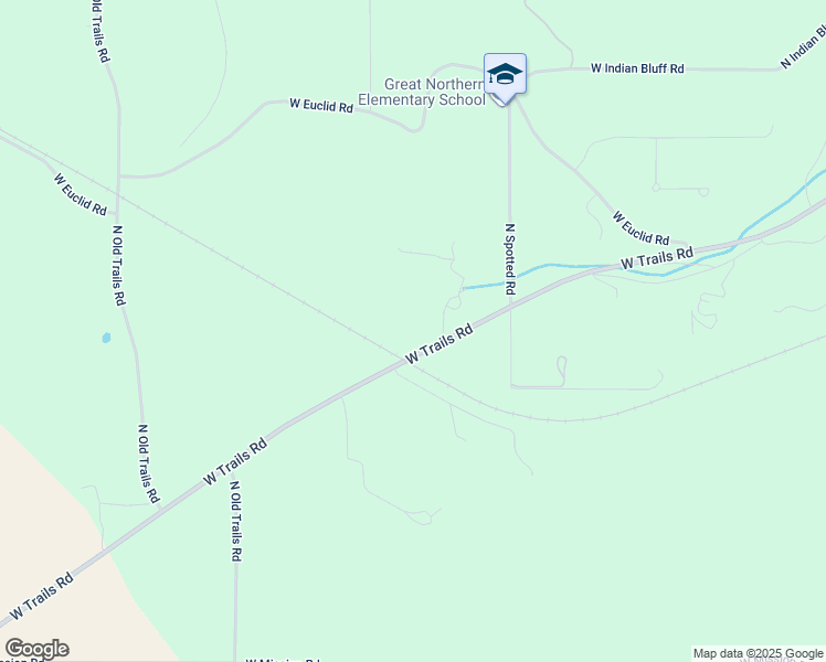 map of restaurants, bars, coffee shops, grocery stores, and more near 7804 West Trails Road in Spokane