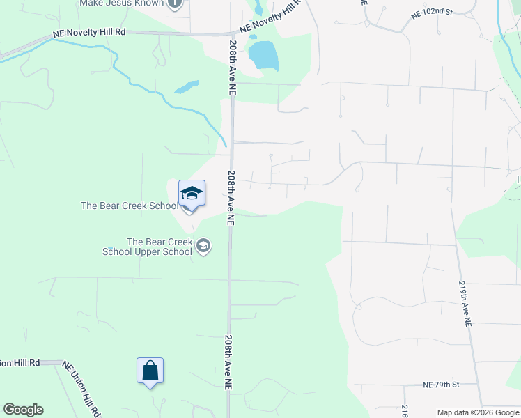 map of restaurants, bars, coffee shops, grocery stores, and more near 9010 209th Avenue Northeast in Redmond