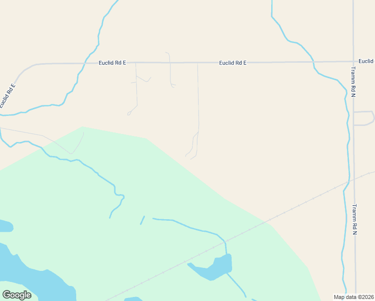 map of restaurants, bars, coffee shops, grocery stores, and more near 52460 Euclid Road East in Reardan