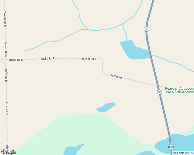 map of restaurants, bars, coffee shops, grocery stores, and more near 50798 Euclid Road East in Reardan