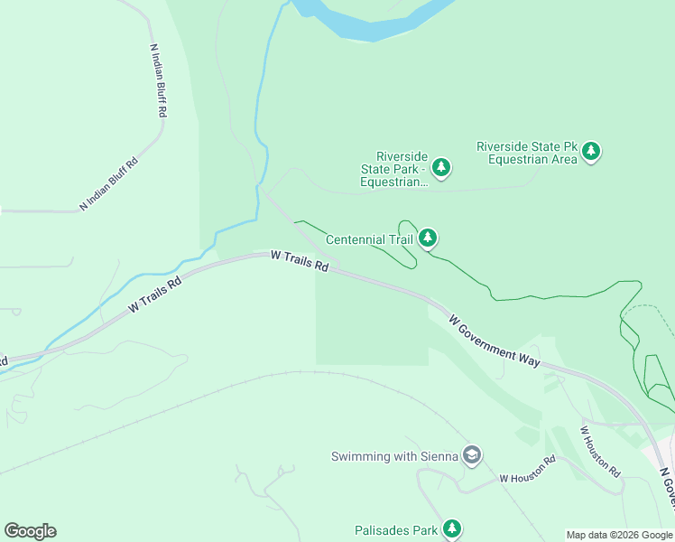 map of restaurants, bars, coffee shops, grocery stores, and more near 6000 West Trails Road in Spokane