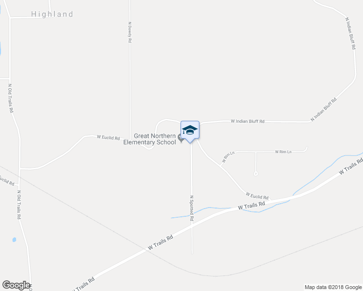 map of restaurants, bars, coffee shops, grocery stores, and more near 3115 North Spotted Road in Spokane
