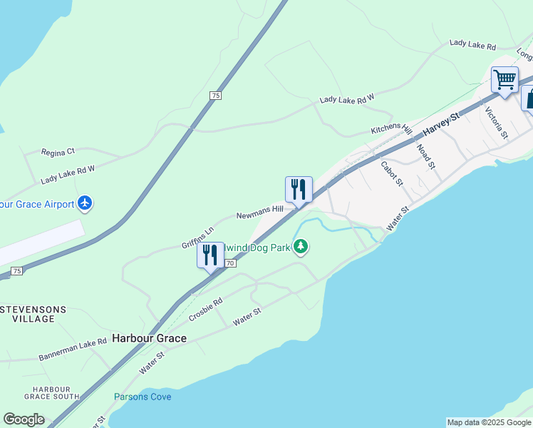 1 Newmans Hill, Harbour Grace NL Walk Score