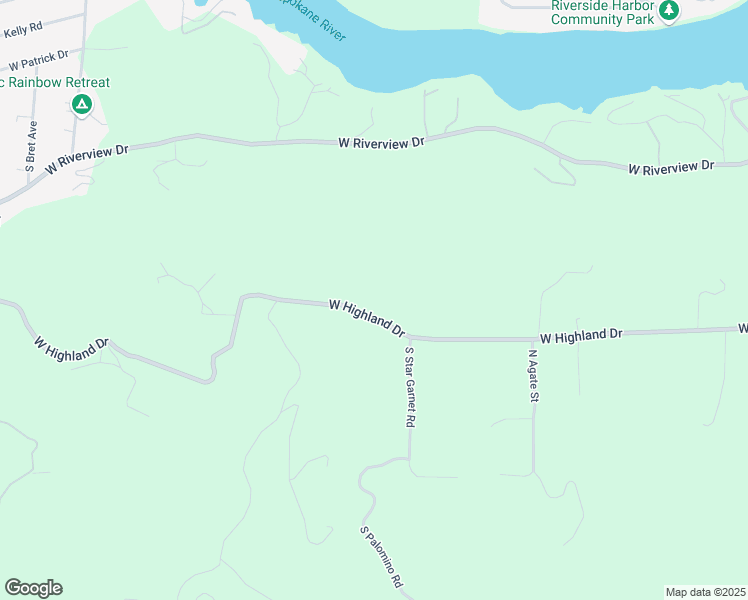 map of restaurants, bars, coffee shops, grocery stores, and more near 8075 West Highland Drive in Coeur d'Alene