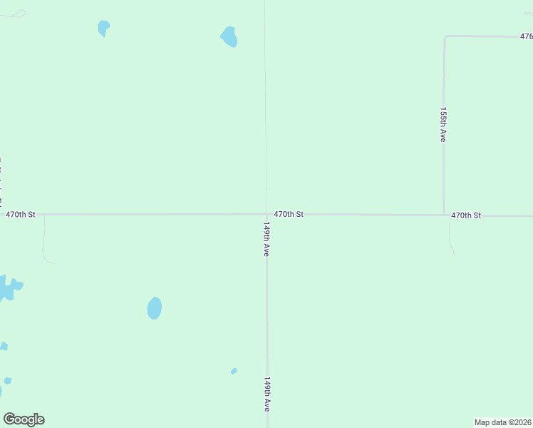 map of restaurants, bars, coffee shops, grocery stores, and more near 470th Street in Gonvick
